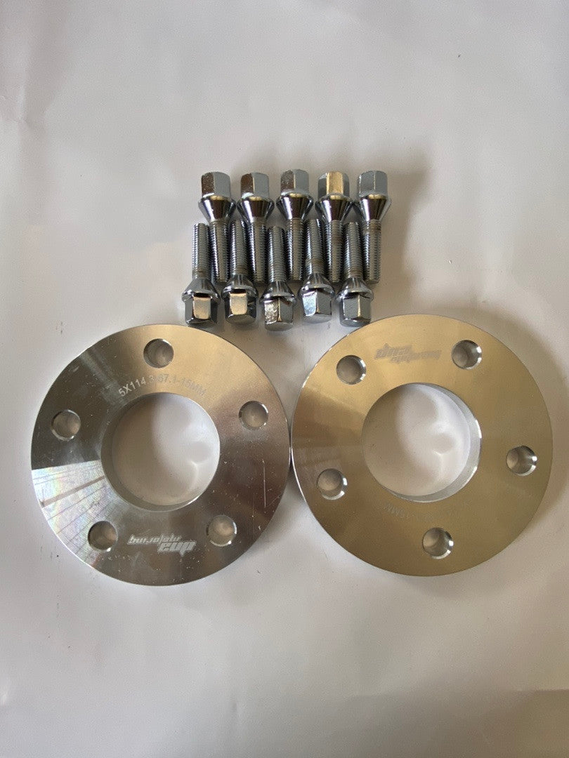 5X114.3-60.1-15MM M12X1.5 WHEEL SPACERS