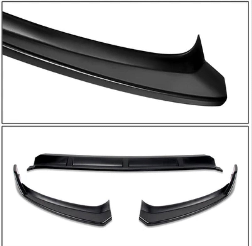 15-18 MERCEDES W205 C-CLASS MATTE LOOK FRONT BUMPER BODY KIT LIP 3PCS
