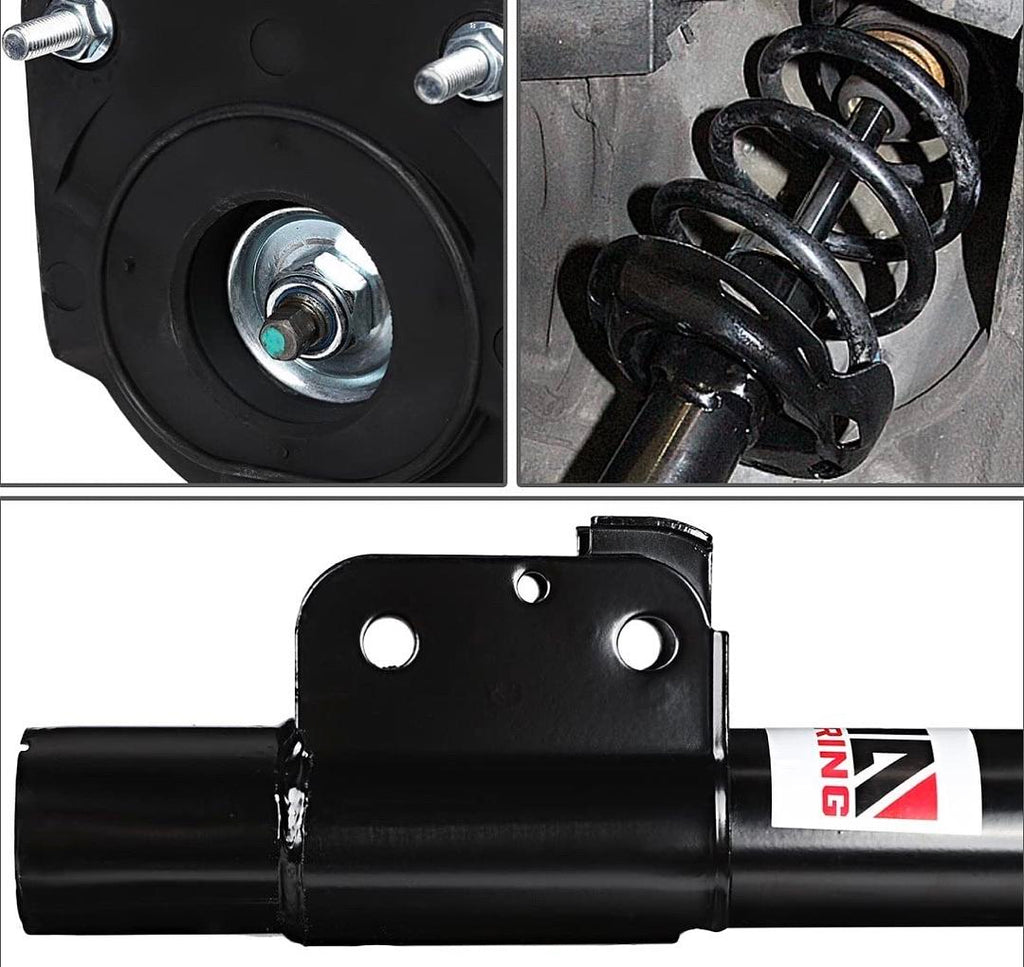 98-03 CHEVY MALIBU PAIR REAR ASSEMBLED SHOCK+ STRUT COIL SPRING SUSPENSION