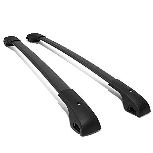 14-20 JEEP CHEROKEE FACTORY STYLE MATTE ROOF RACK RAIL CROSS BAR BLACK