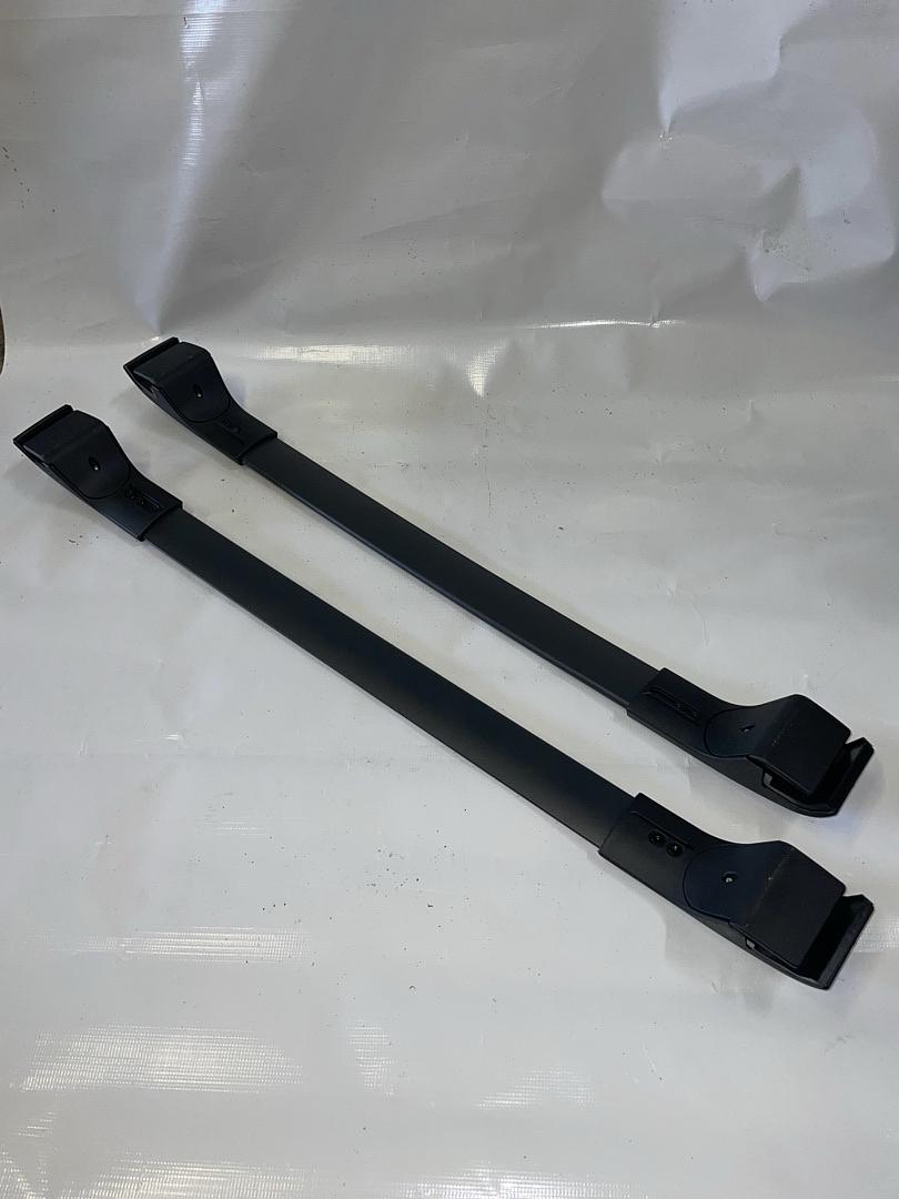 14-20 JEEP CHEROKEE FACTORY STYLE MATTE ROOF RACK RAIL CROSS BAR BLACK
