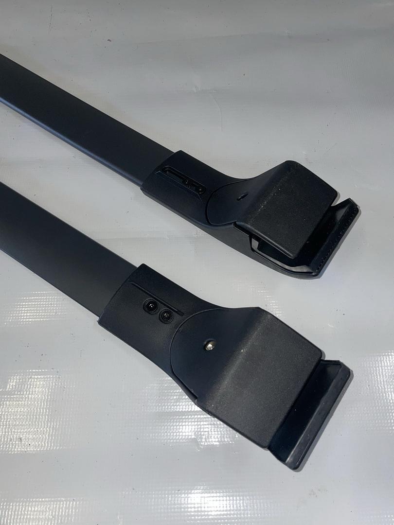 14-20 JEEP CHEROKEE FACTORY STYLE MATTE ROOF RACK RAIL CROSS BAR BLACK