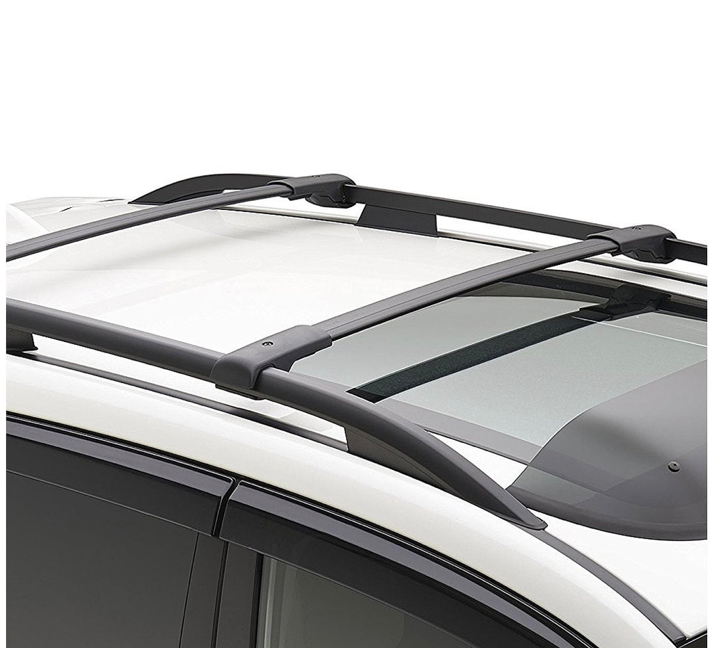 14-18 SUBARU FORESTER PAIR OE ROOF RAIL CROSS BAR BLACK