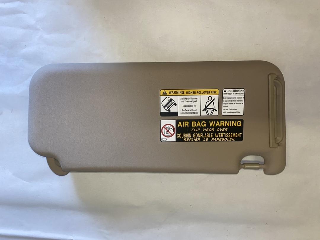 06-12 TOYOTA RAV4 FACTORY STYLE LEFT DRIVER SIDE SUN VISOR