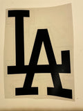 Black “LA” 1 Pc Vinyl Sticker