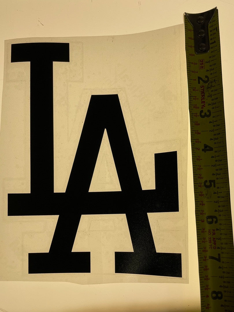 Black “LA” 1 Pc Vinyl Sticker