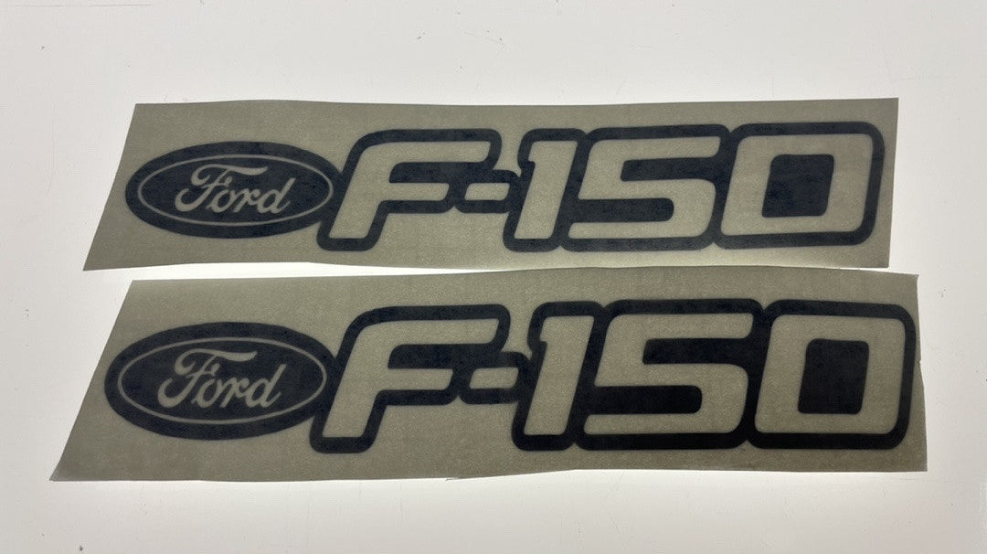 Blue “ford F-150” 2pcs (5x2.5 Total) Vinyl Sticker