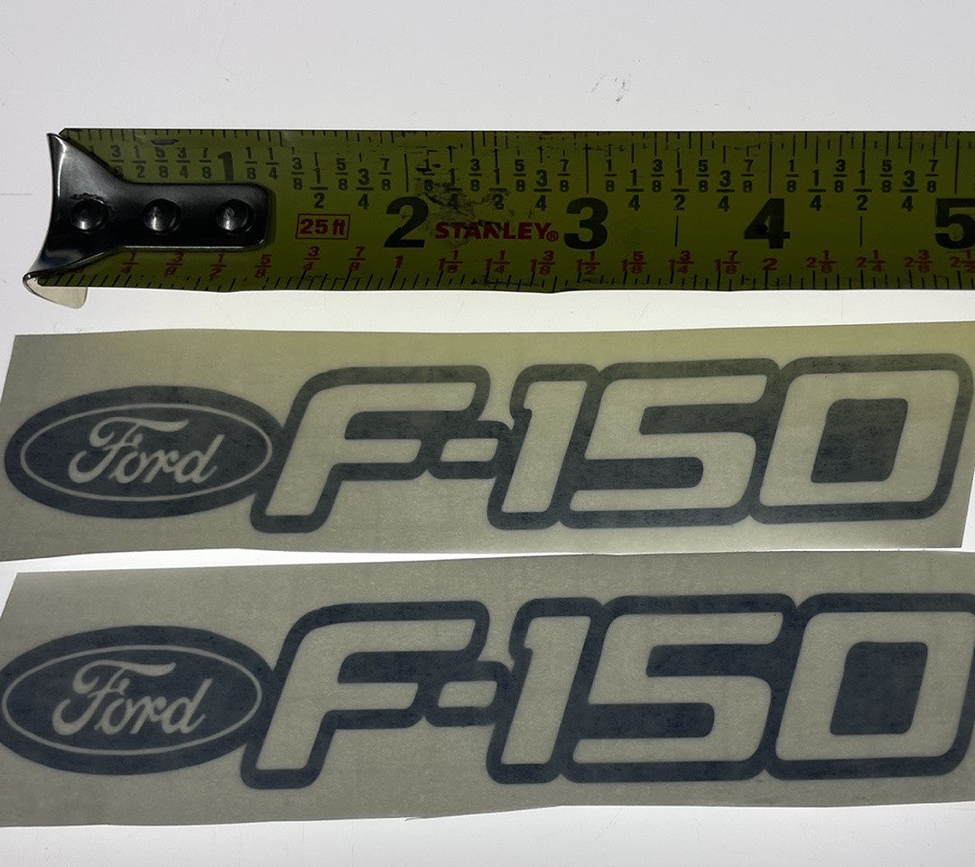 Blue “ford F-150” 2pcs (5x2.5 Total) Vinyl Sticker