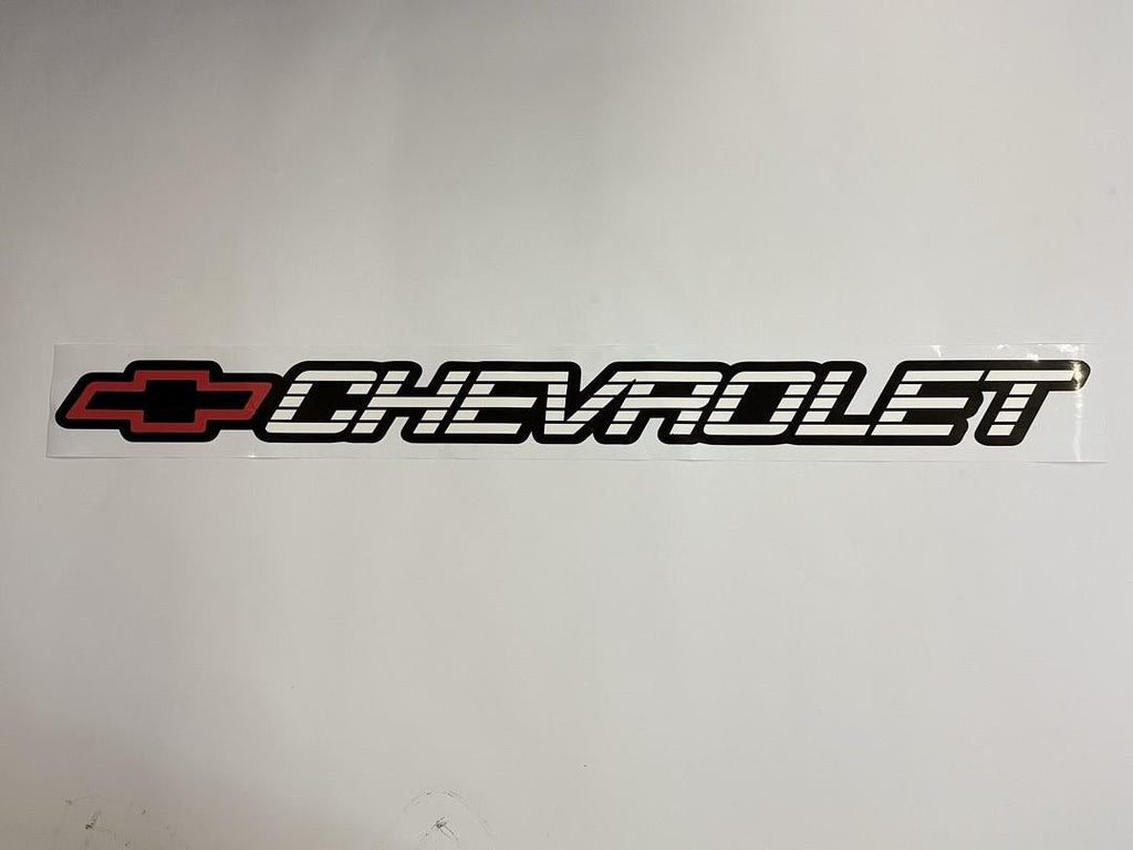 Chevrolet Winshield Tailgate Vinyl Sticker
