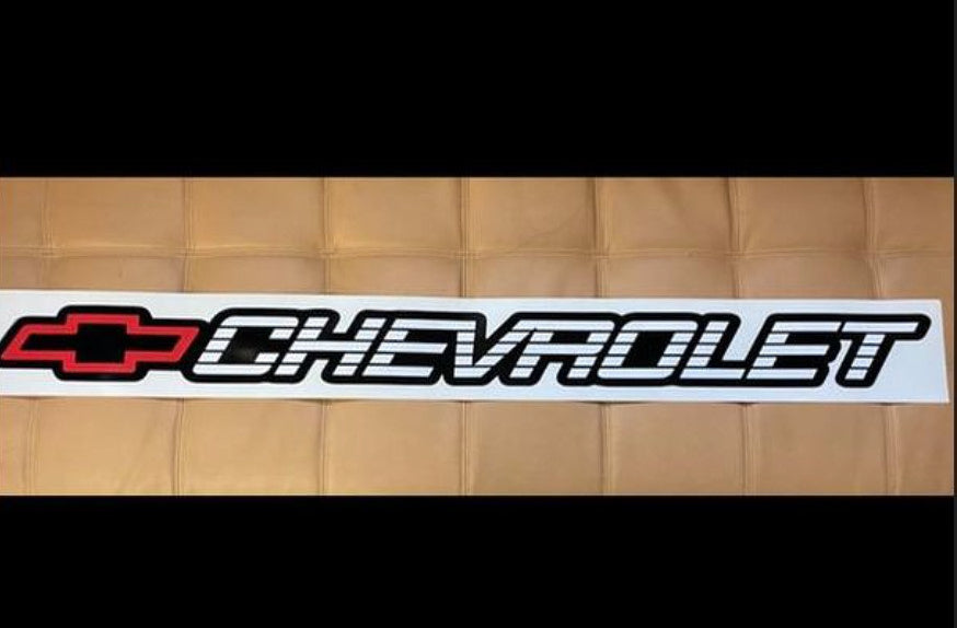 Chevrolet Winshield Tailgate Vinyl Sticker