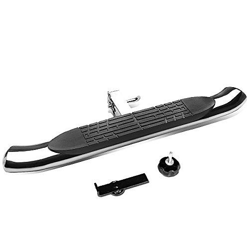 CLASS III 4" OVAL HITCH STEP,SILVER. TRAILER TOW HITCH STEP BAR