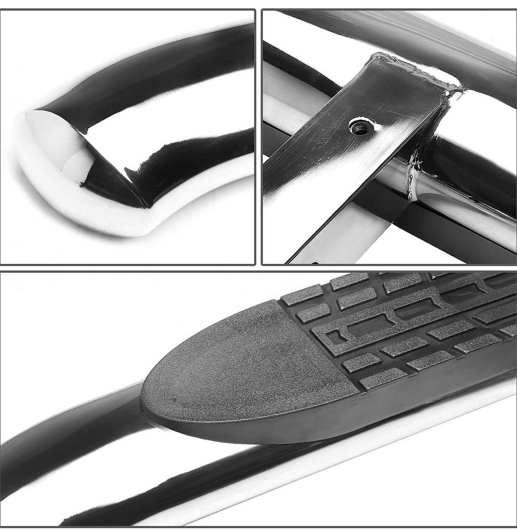 CLASS III 4" OVAL HITCH STEP,SILVER. TRAILER TOW HITCH STEP BAR