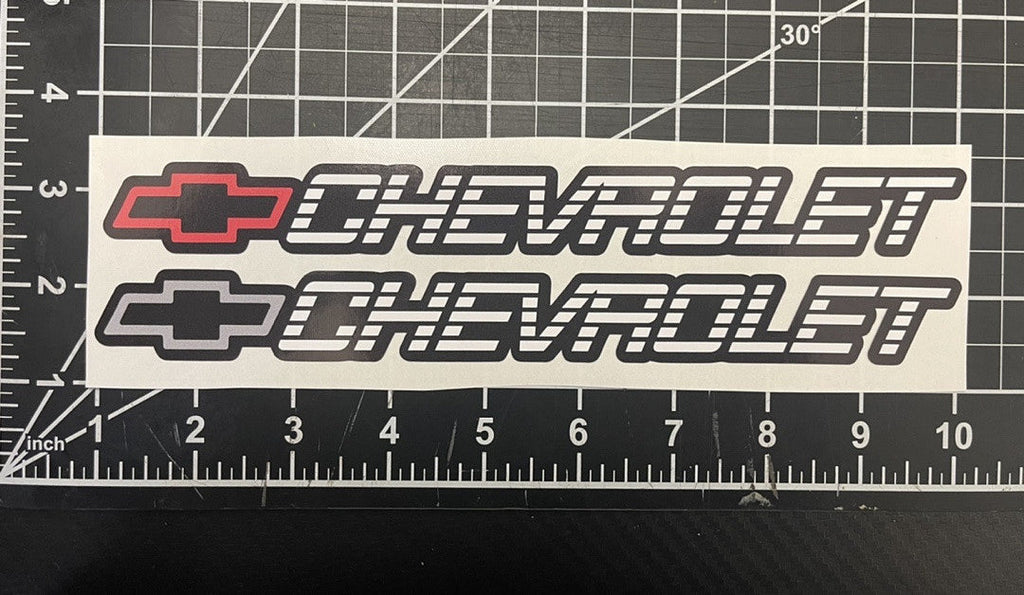 2 Piece C/k Style Chevrolet Chevy Vinyl Sticker