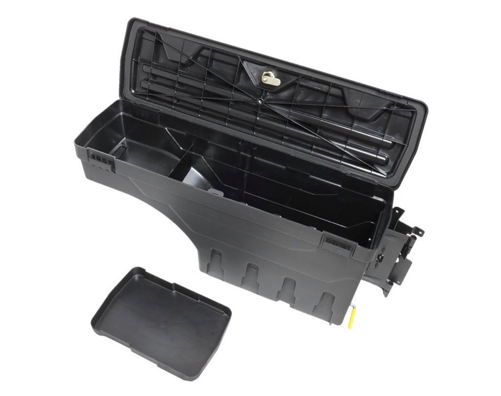 2017 TO 2020 FORD F-250 F-350 SUPER DUTY PASSENGER SIDE TRUCK BED STORAGE CASE WHEEL WELL TOOL LOCKABLE BOX