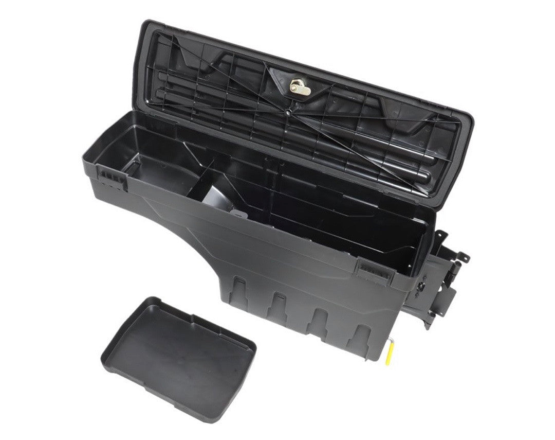 2017 TO 2020 FORD F-250 F-350 SUPER DUTY PASSENGER SIDE TRUCK BED STORAGE CASE WHEEL WELL TOOL LOCKABLE BOX