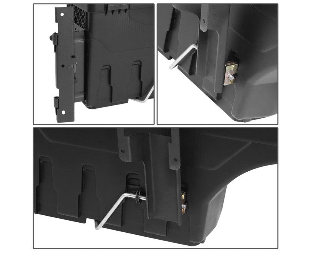 2017 TO 2020 FORD F-250 F-350 SUPER DUTY PASSENGER SIDE TRUCK BED STORAGE CASE WHEEL WELL TOOL LOCKABLE BOX