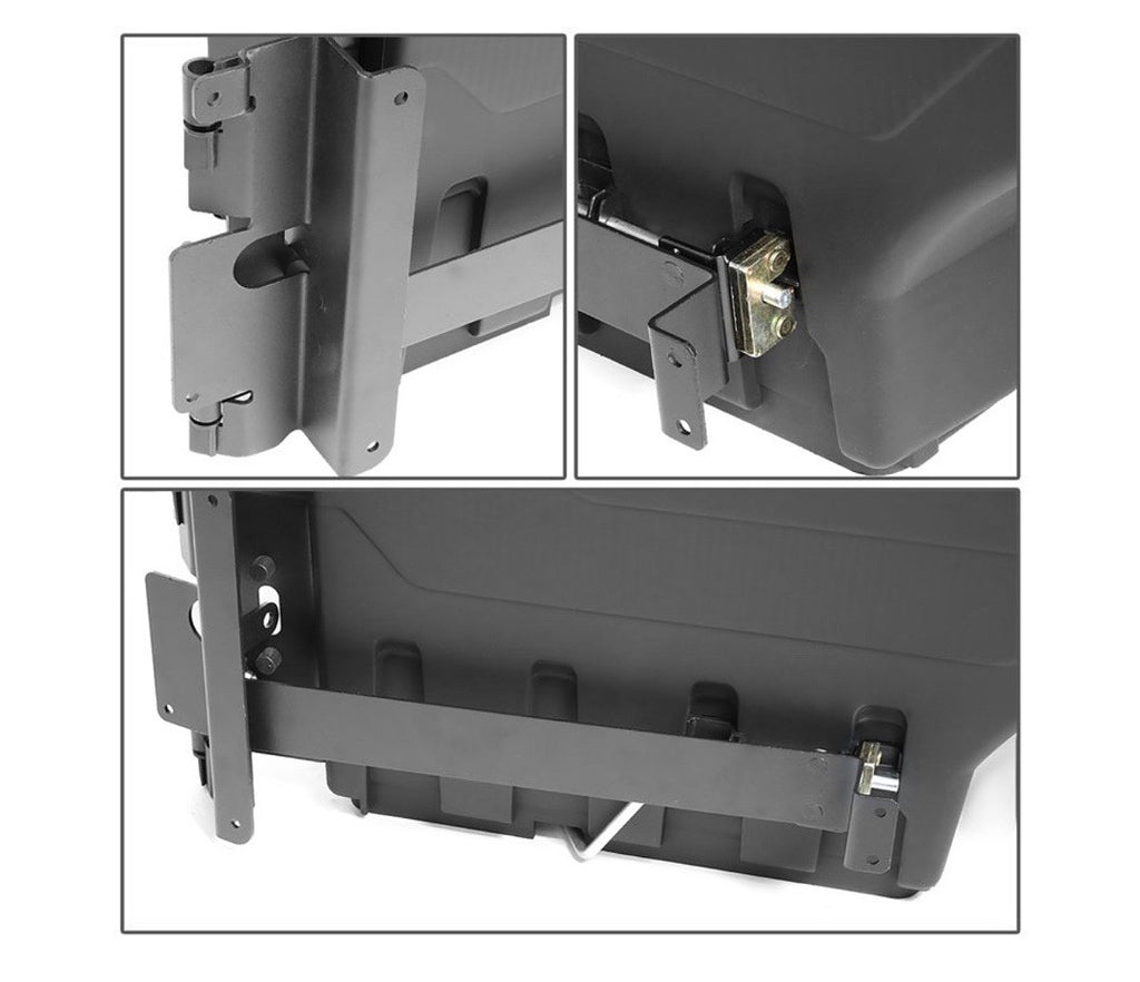 2015 TO 2019 CHEVY COLORADO GMC CANYON PASSENGER SIDE TRUCK BED STORAGE CASE WHEEL WELL TOOL LOCKABLE BOX 16 17 18 19
