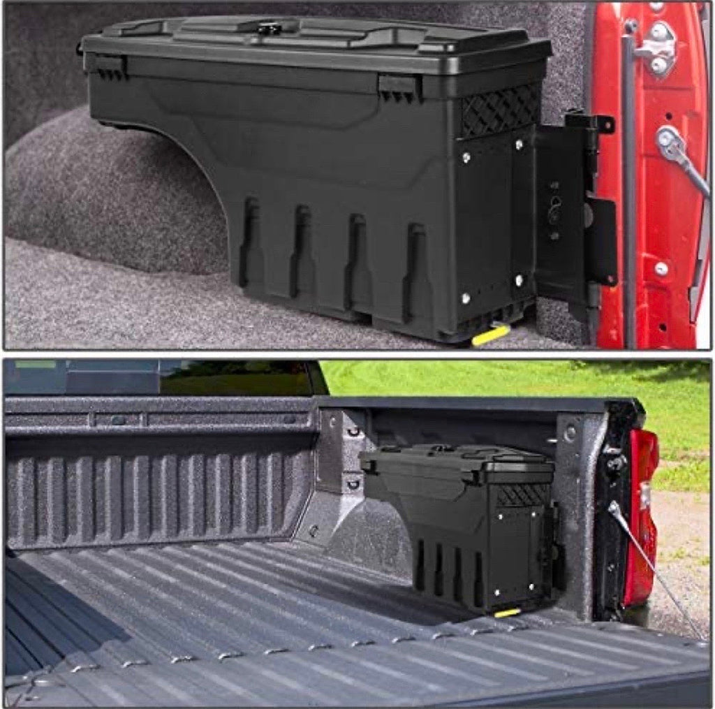 2015 TO 2020 F-150 PICKUP TRUCK BED RIGHT PASSENGER SIDE WHEEL WELL STORAGE CASE TOOL BOX W/LOCK+KEY