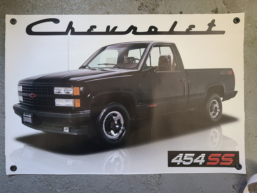 454 Poster - Black