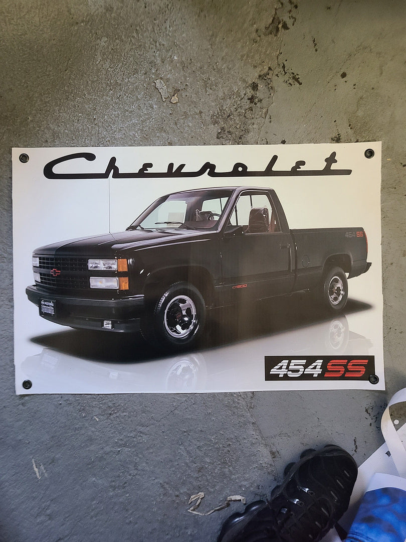 454 Poster - Black