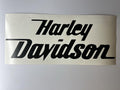 Black Harley Davidson Logo Vinyl Sticker