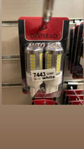 7443 WHITE DAYLEAD PAIR OF LED BULBS