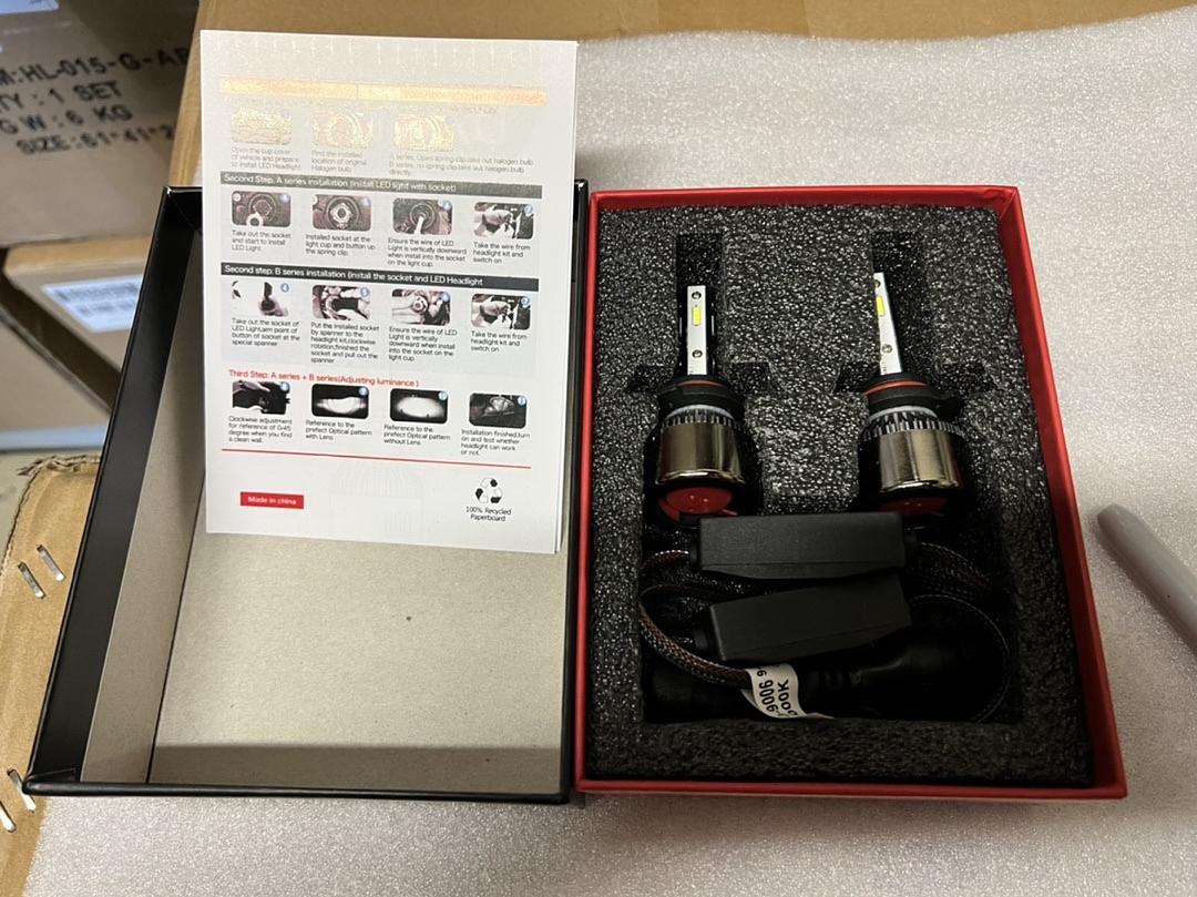 9006 LED BULBS 4 SIDED DAYLEAD MINI DF 6000K