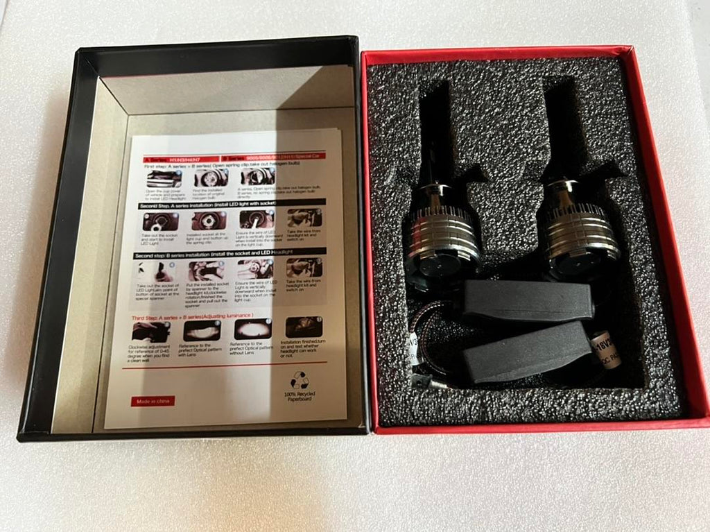 H1 LED BULBS 4 SIDED DAYLEAD MINI DF 6000K