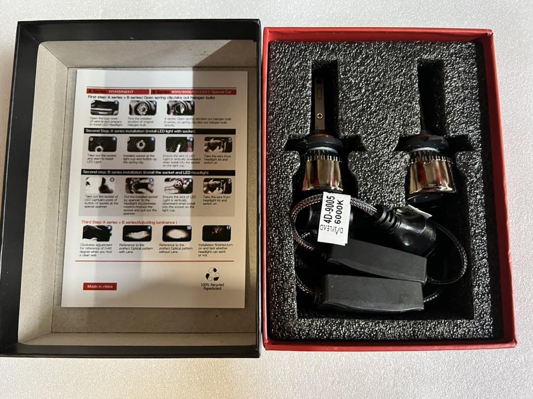 9006 LED BULBS 4 SIDED DAYLEAD MINI DF 6000K