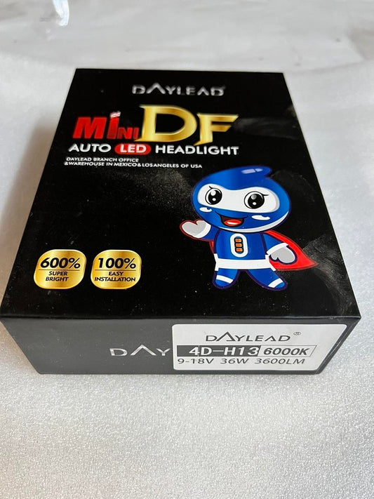 H13 LED BULBS 4 SIDED DAYLEAD MINI DF 6000K