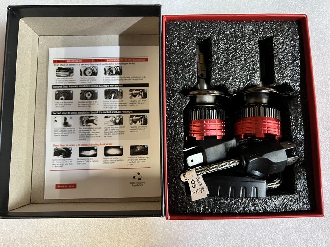 H4 6D LED BULBS DAYLEAD MINI DF