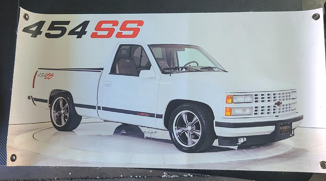 454 Poster - White