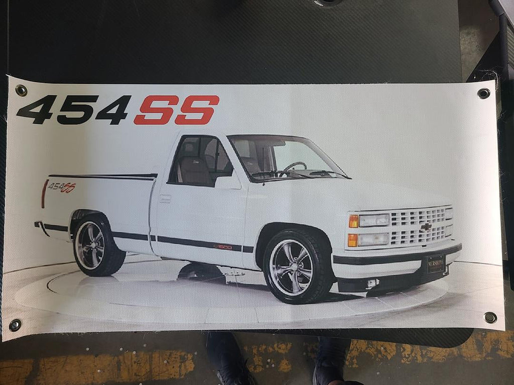 454 Poster - White