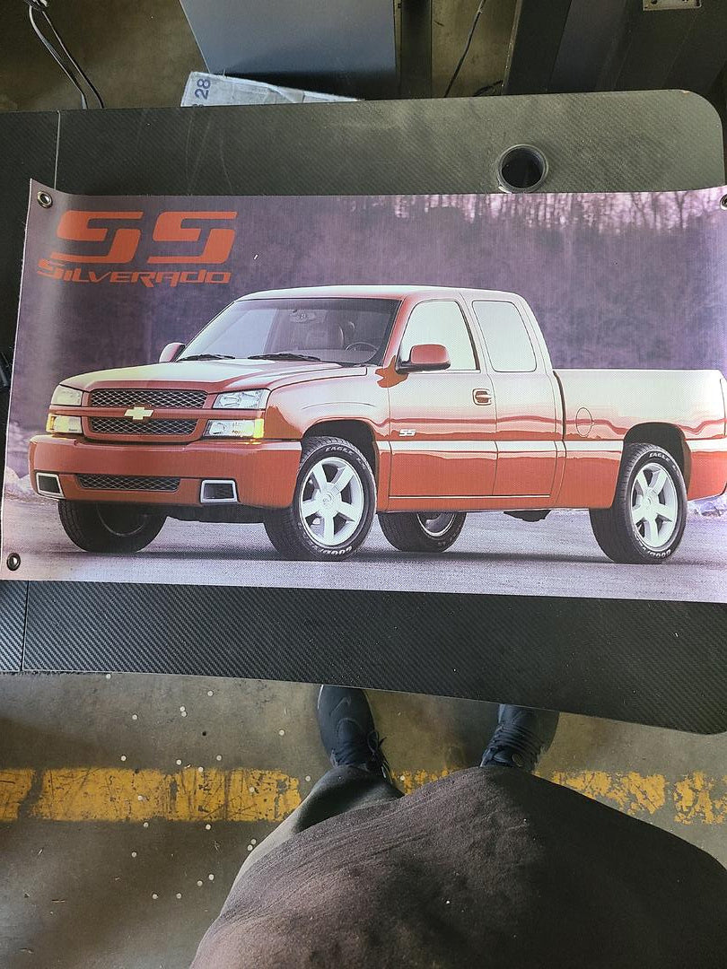 Red Silverado SS Poster