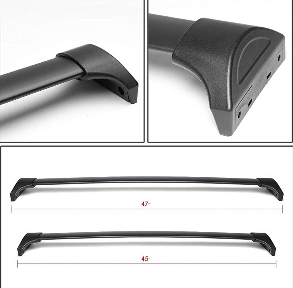 18-19 HONDA ODYSSEY OEM STYLE ROOF RACK CROSS BARS BLACK