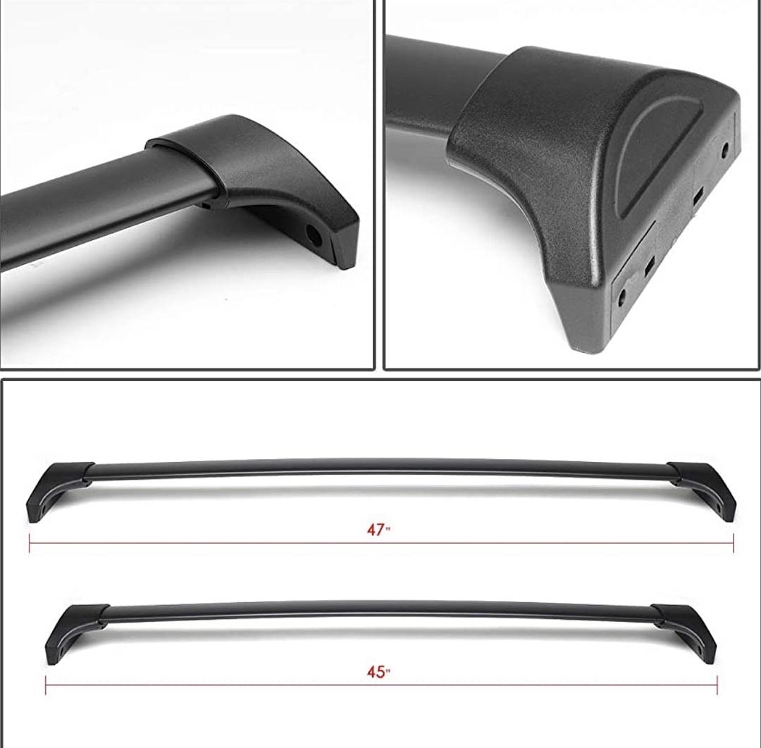 18-19 HONDA ODYSSEY OEM STYLE ROOF RACK CROSS BARS BLACK