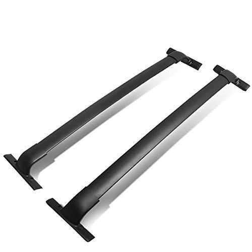 15-18 NISSAN MURANO PAIR OE STYLE ALUMINUM CAR ROOF RAIL CROSS BARS CARGO CARRIER,BLACK