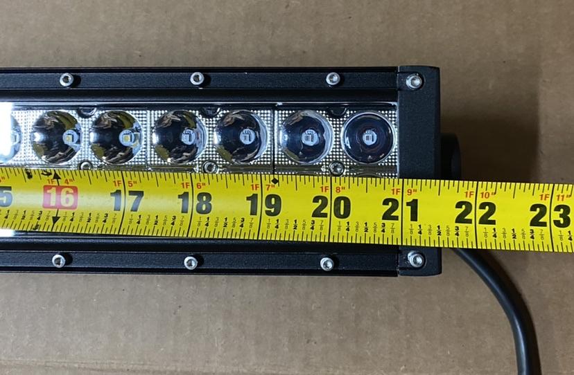 22” INCH LED LIGHT BAR BLACK WITH LED SWITCHBACK TO AMBER/WHITE