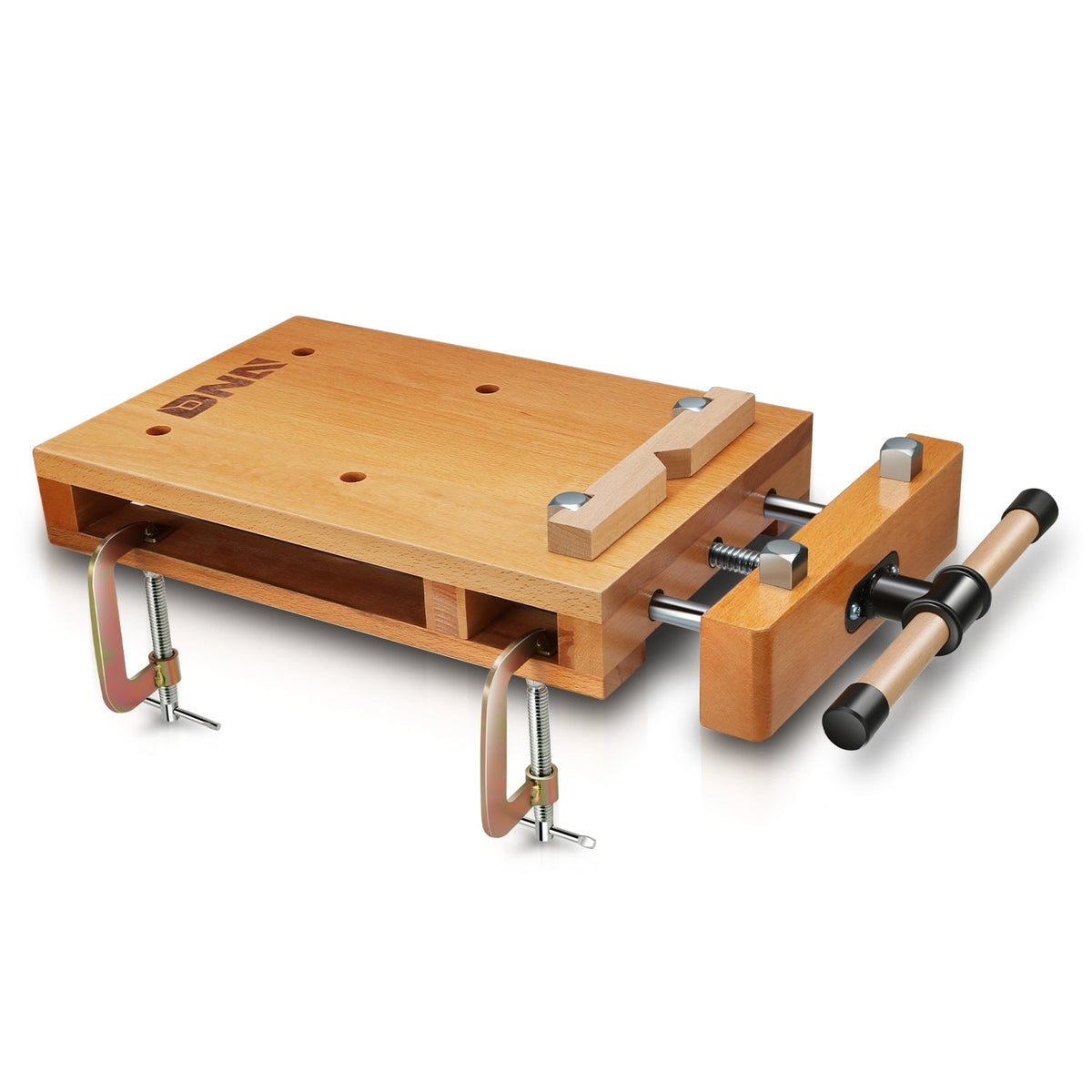 DNA Motoring Beech Wood Portable Woodworking Bench Vise - view 1