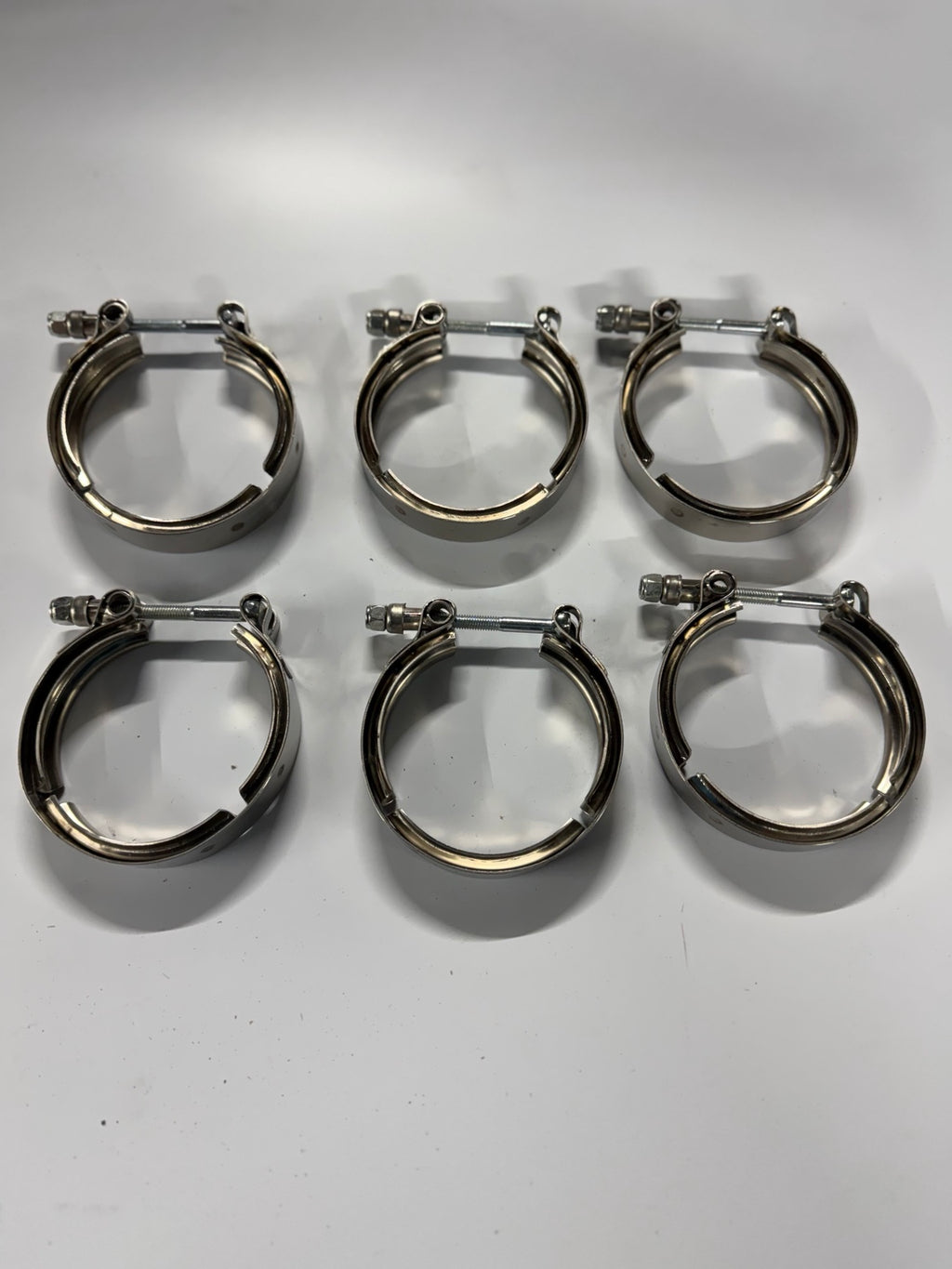 VC-325 V-band clamps, 6-piece pack, original product photo 1