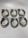 VC-325 V-band clamps, 6-piece pack, original product photo 1