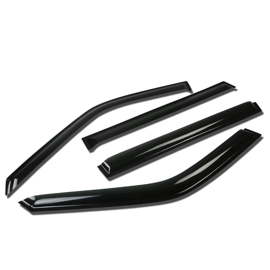 DNA Motoring WVS-158 four-piece window visor set