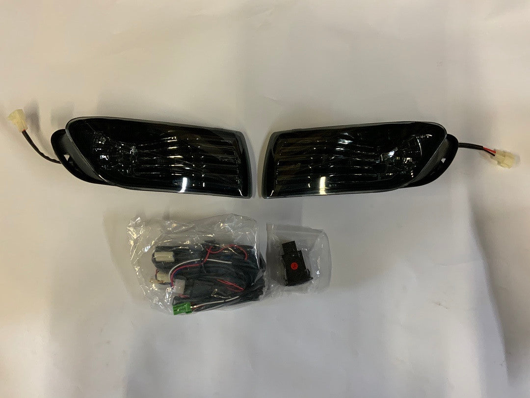 FRONT BUMPER SMOKED FOG LIGHTS ENHANCE VISIBILITY COMPATIBLE WITH 05-10 SCION TC, PARACHOQUE DELANTERO LUZ ANTINIEBLA AHUMADO FL-ZTL-153-SM