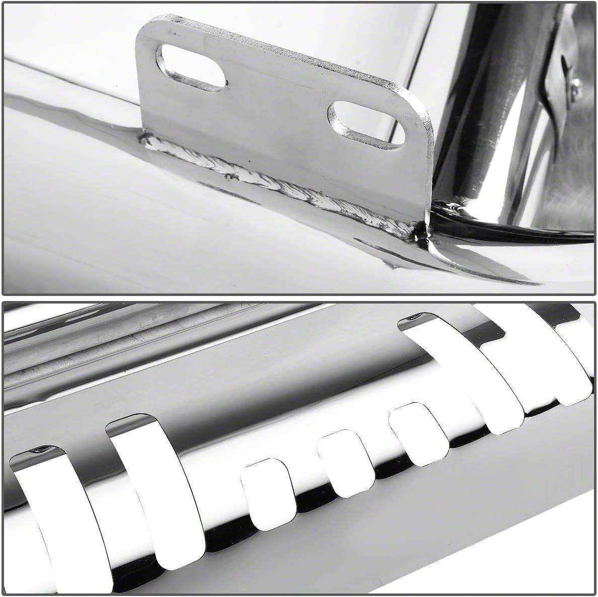 DNA Motoring BURB-009-SS chrome bull bar detail