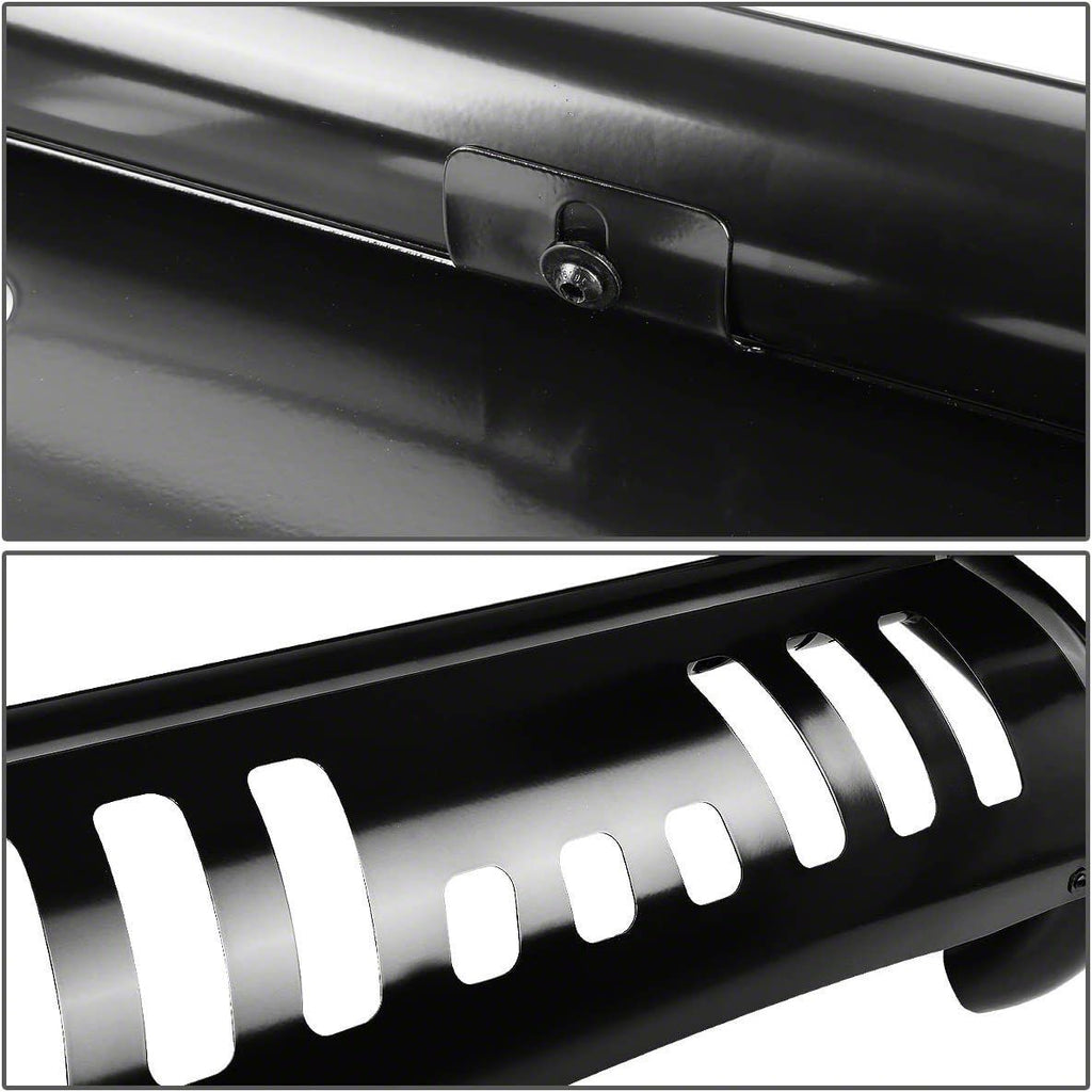 DNA Motoring BURB-021-BK black bull bar detail