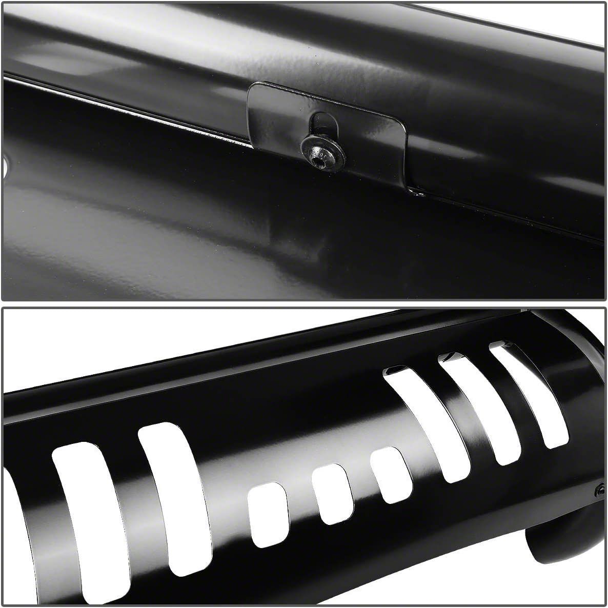 DNA Motoring BURB-021-BK black bull bar detail
