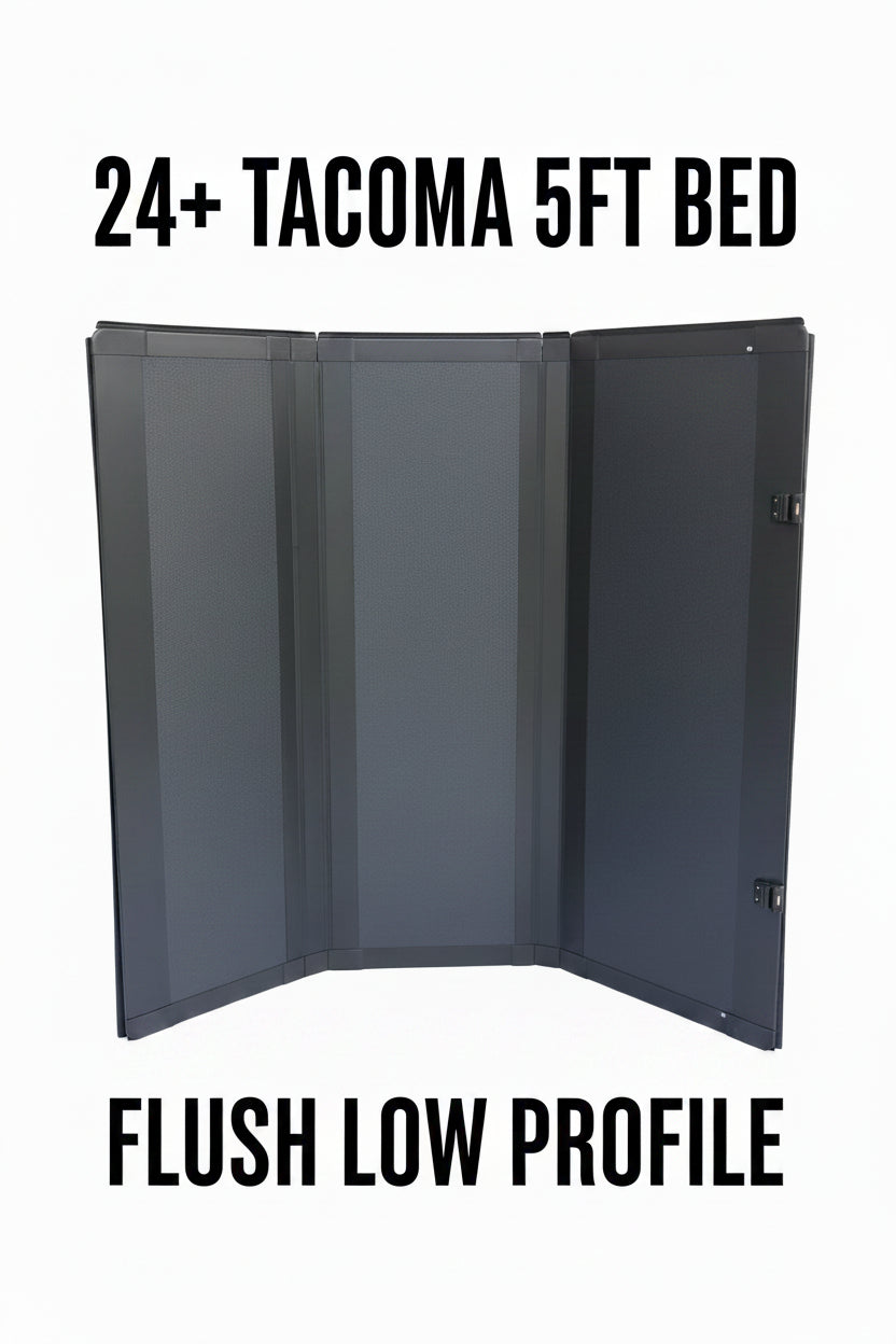 FLUSH-HARD-04024 FLUSH HARD COVER FOR 5FT 2024-ON TOYOTA TACOMA NEW BOY STYLE