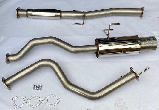 CBE-HC922-NRT 92-00 Honda Civic 2DR / 4DR Rolled Tip Catback Exhaust System