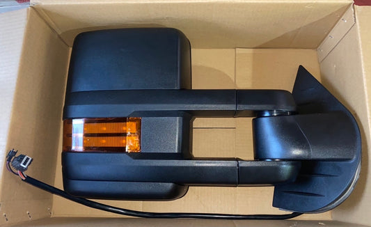 07-13 Chevy silverado / Sierra Black LED Turn Signal Towing Mirrors