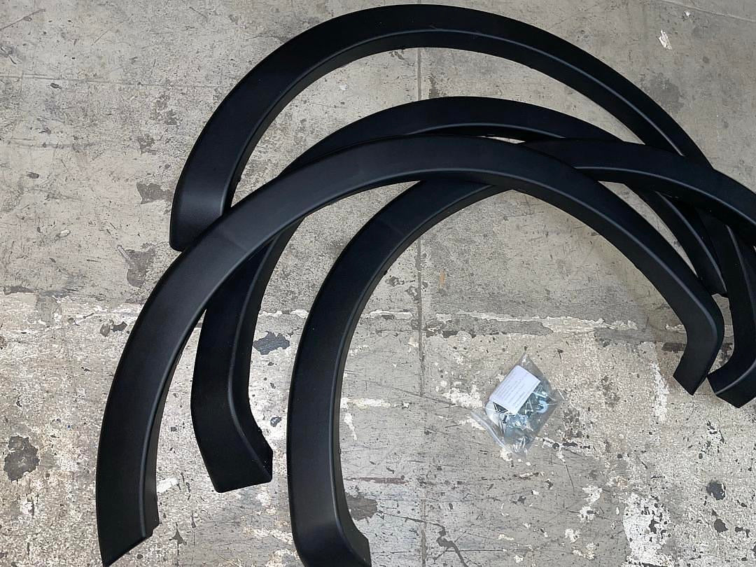 Fender Flares for 09-14 F-150 67" / 78.8" / 97.4" Styleside Beds, Matte Black 4pcs w/rivets bengala de guardabarros
